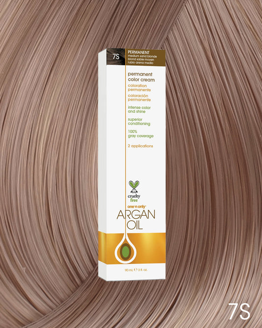 One 'n Only Argan Oil Permanent Hair Color - 7S Medium Sand Blonde