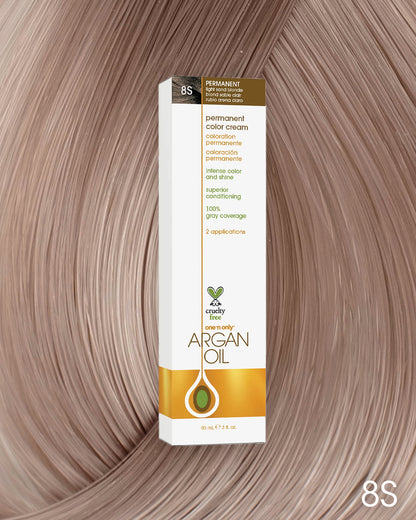 One 'n Only Argan Oil Permanent Hair Color - 8S Light Sand Blonde