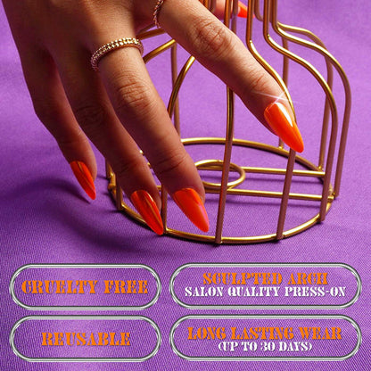 EBIN Press-On Nails Out Of This World - Eclipse #N3DO002 Long
