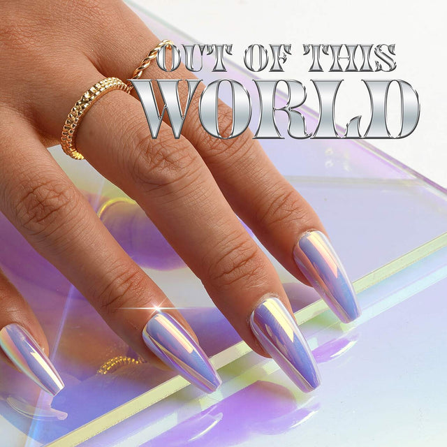EBIN Press-On Nails Out Of This World - Milky Way #N3DO003 Long