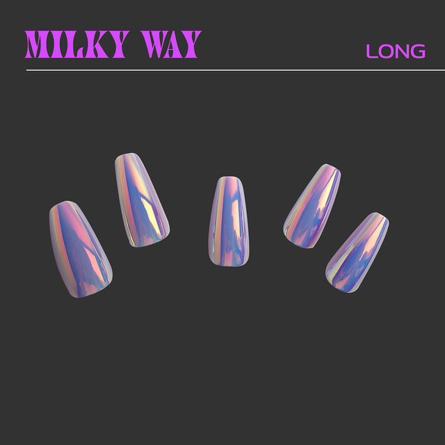 EBIN Press-On Nails Out Of This World - Milky Way #N3DO003 Long