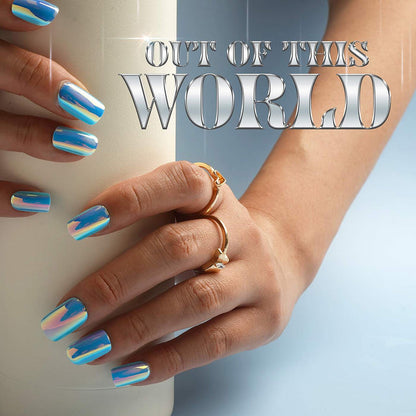 EBIN Press-On Nails Out Of This World - Neptune #N3DO005 Medium