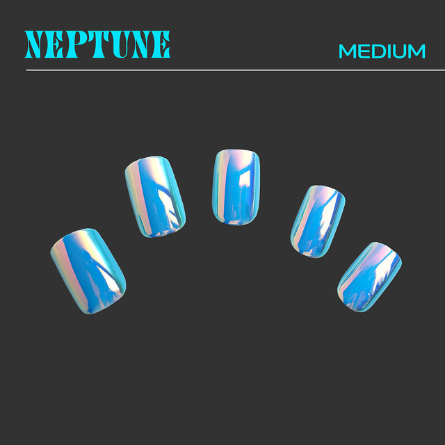 EBIN Press-On Nails Out Of This World - Neptune #N3DO005 Medium