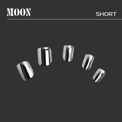 EBIN Press-On Nails Out Of This World - Moon #N3DO006 Short