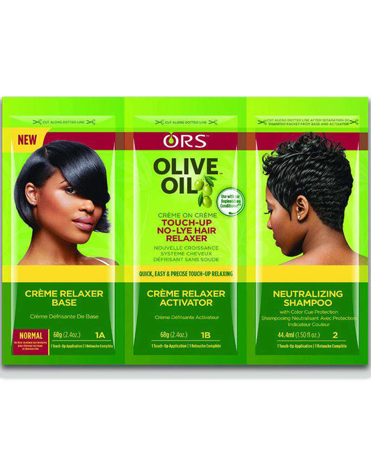 ORS Olive Oil Touch-Up Relaxer Tri-Pack - Beautiful Black Hair