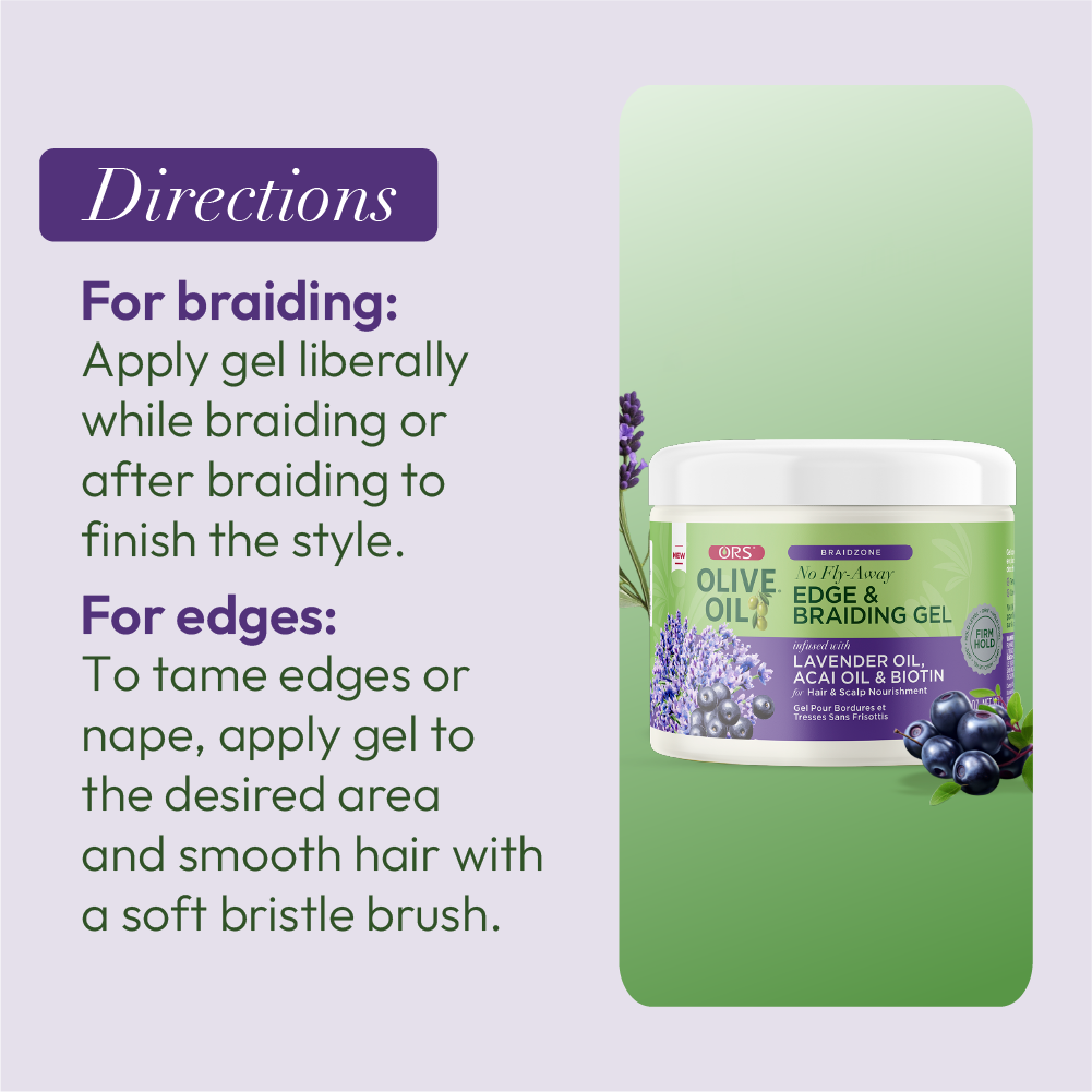 ORS Olive Oil Braidzone Edge & Braiding Gel