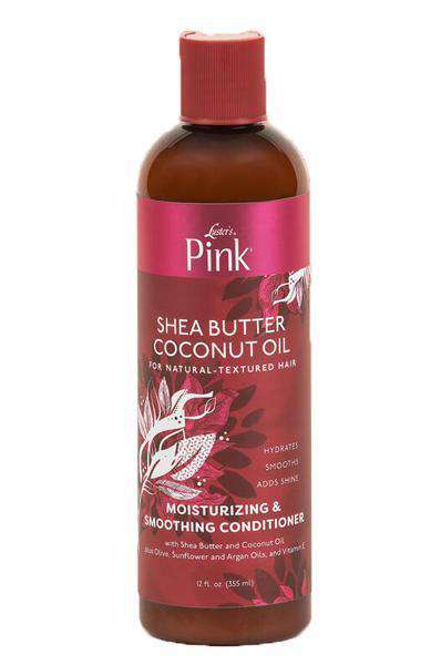 Pink Shea Butter Coconut Oil Moisturizing & Smoothing Conditioner - Beautiful Black Hair