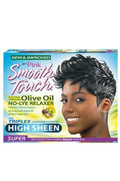 Pink Smooth Touch New Growth Relaxer Kit - Super - Beautiful Black Hair
