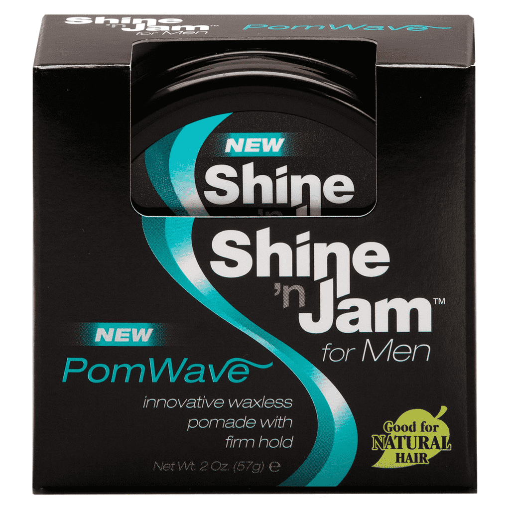 Ampro Shine n Jam for Men PomWave - Beautiful Black Hair