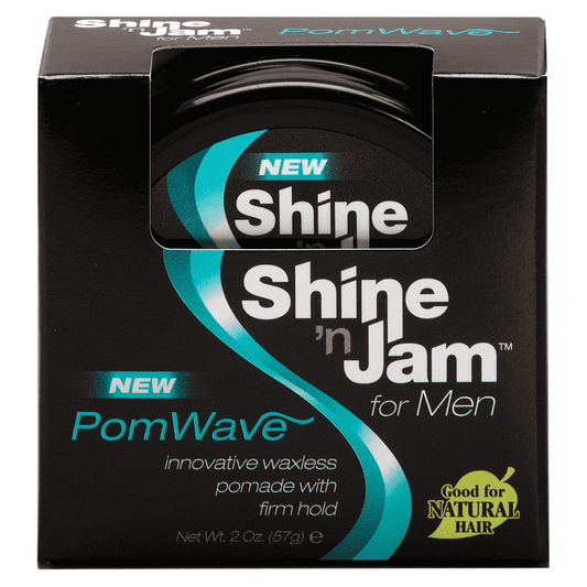 Ampro Shine n Jam for Men PomWave - Beautiful Black Hair