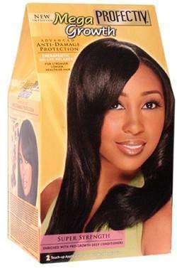 Profectiv Mega Growth No Lye Relaxer Touch Up Kit - Super 2 Applications - Beautiful Black Hair