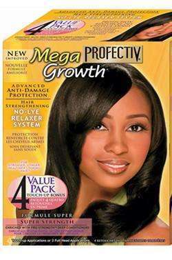 Profectiv Mega Growth No Lye Relaxer 4 Touch Up Kit - Super - Beautiful Black Hair