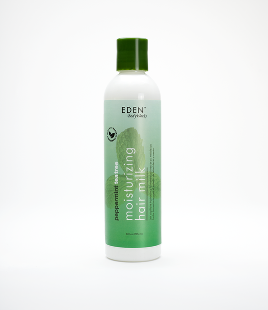 EDEN BodyWorks Peppermint Tea Tree Moisturizing Hair Milk - Beautiful Black Hair