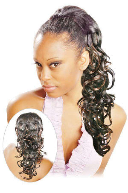 Magic Gold Drawstring Ponytail Azalea