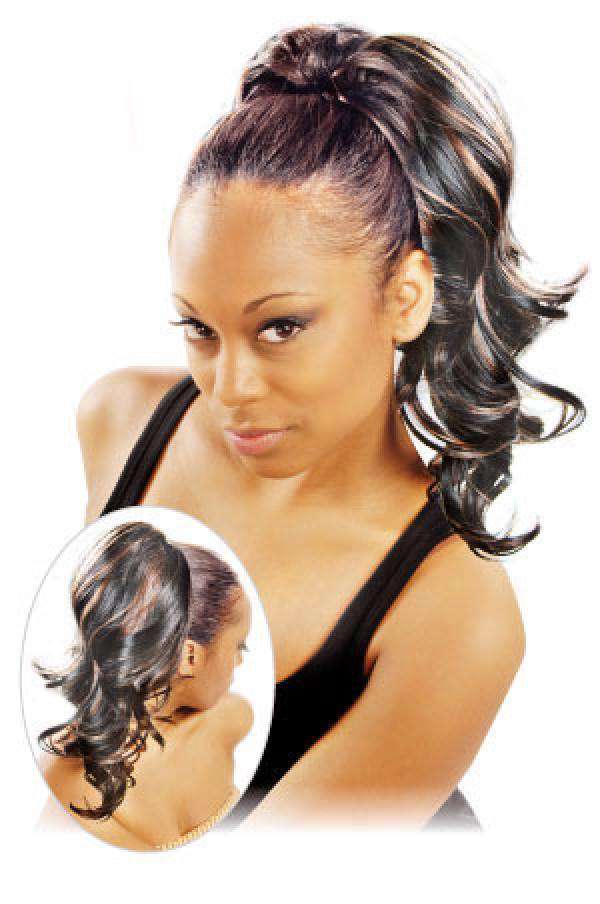 Magic Gold Drawstring Ponytail Poppy - Beautiful Black Hair