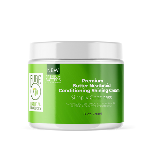 Pure O Premium Butter NeatBraid Conditioning Shining Cream 8oz
