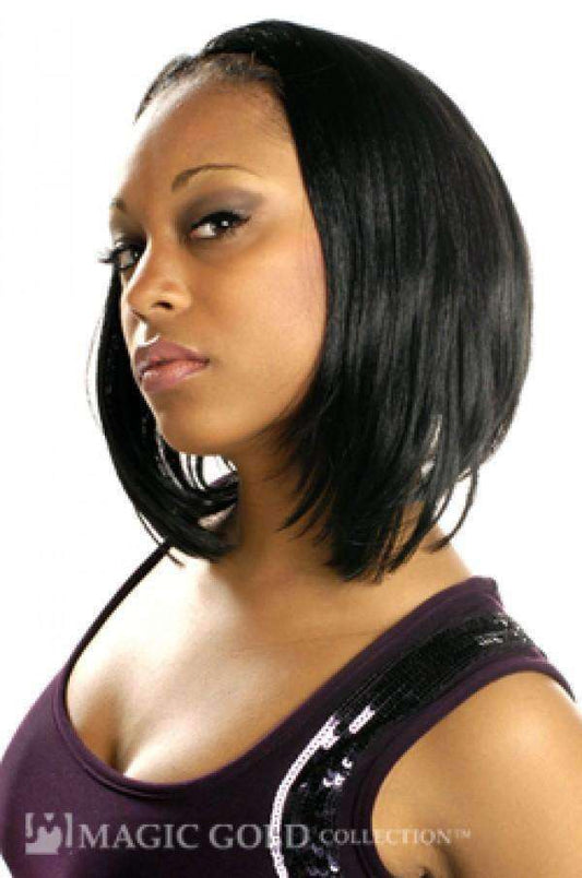 Magic Gold Synthetic Half Wig Pretty 4 - Beautiful Black Hair