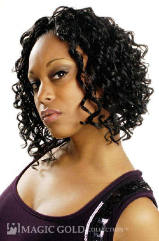 Magic Gold Synthetic Half Wig Pretty 5 - Beautiful Black Hair