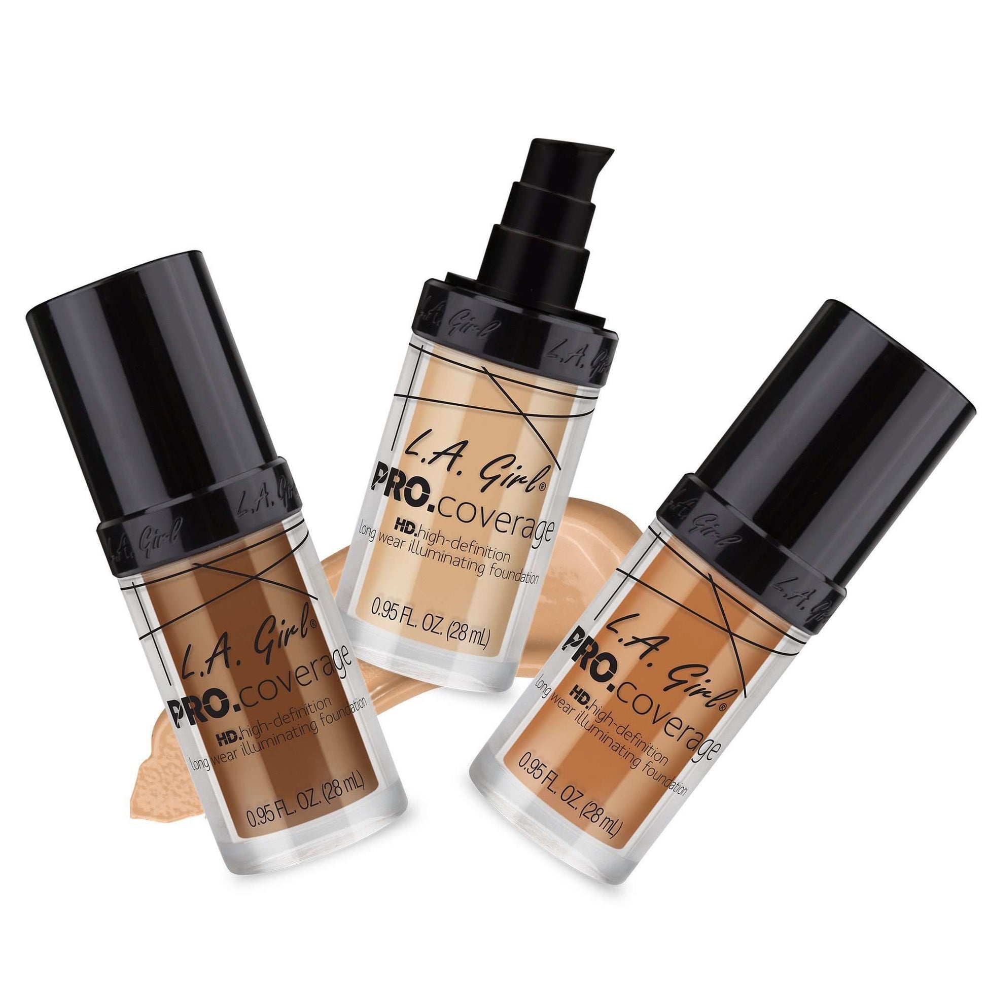 L.A. Girl Pro Coverage Illuminating Foundation - Beautiful Black Hair