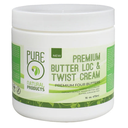 Pure O Premium Butter Loc & Twist Cream 16oz