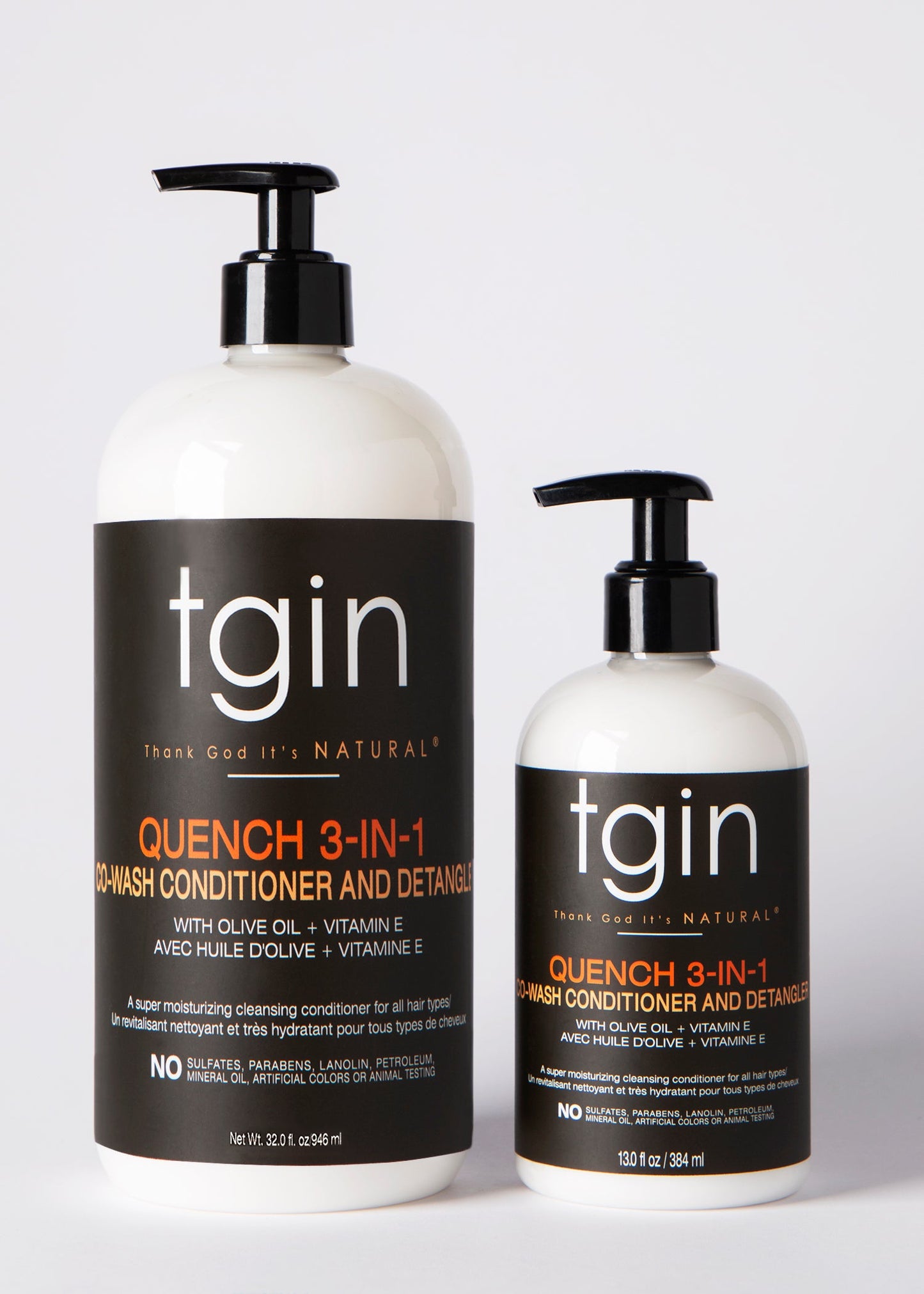 tgin Quench 3-in-1 Co-Wash Conditioner & Detangler