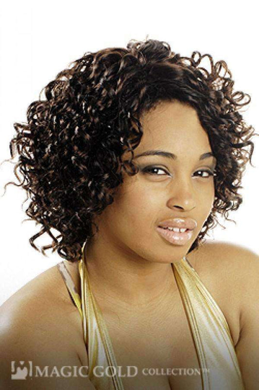 Magic Gold Synthetic "Quick Do Weave" Wig #2 - Beautiful Black Hair
