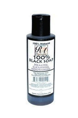 RA Cosmetics Liquid Black Soap 4oz - Beautiful Black Hair