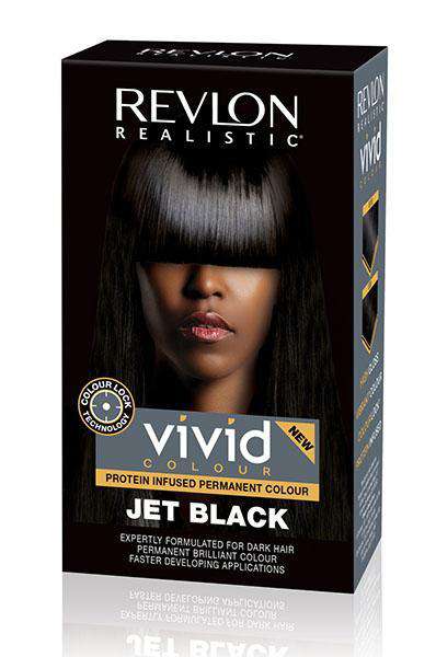 Revlon Realistic Vivid Hair Colour - Jet Black - Beautiful Black Hair