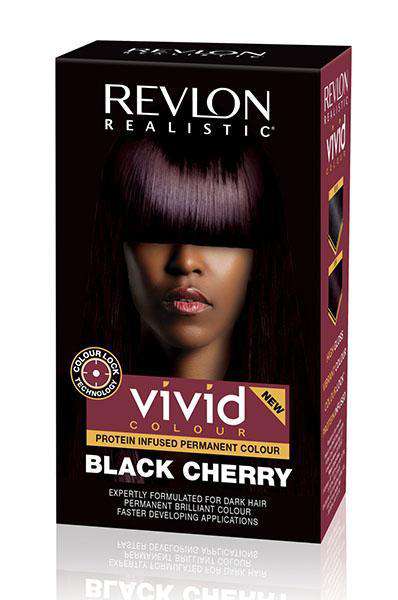 Revlon Realistic Vivid Hair Colour - Black Cherry - Beautiful Black Hair