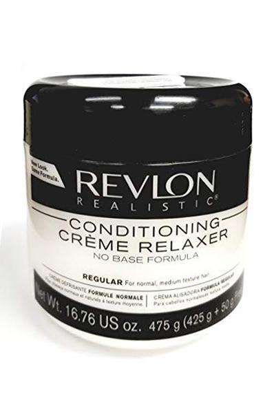 Revlon Realistic No Base Conditioning Crème Relaxer - Regular - Beautiful Black Hair