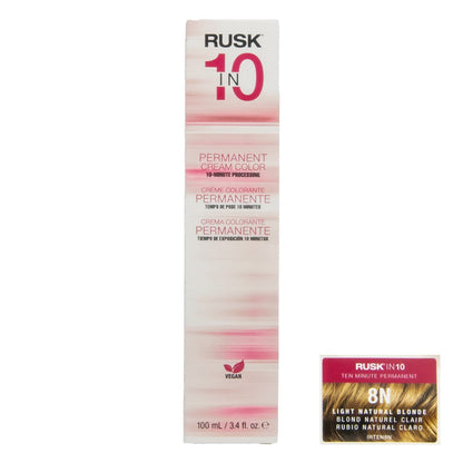 RUSK In 10 Permanent Cream Hair Color - 8N Light Natural Blonde