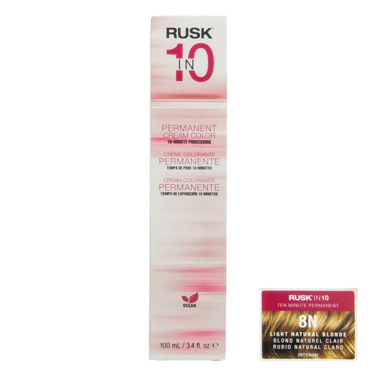 RUSK In 10 Permanent Cream Hair Color - 8N Light Natural Blonde