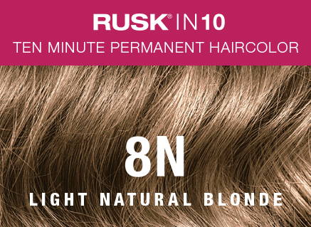RUSK In 10 Permanent Cream Hair Color - 8N Light Natural Blonde