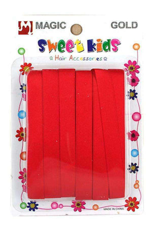 Magic Gold Hair Ribbons -#5059RD Red - Deluxe Beauty Supply