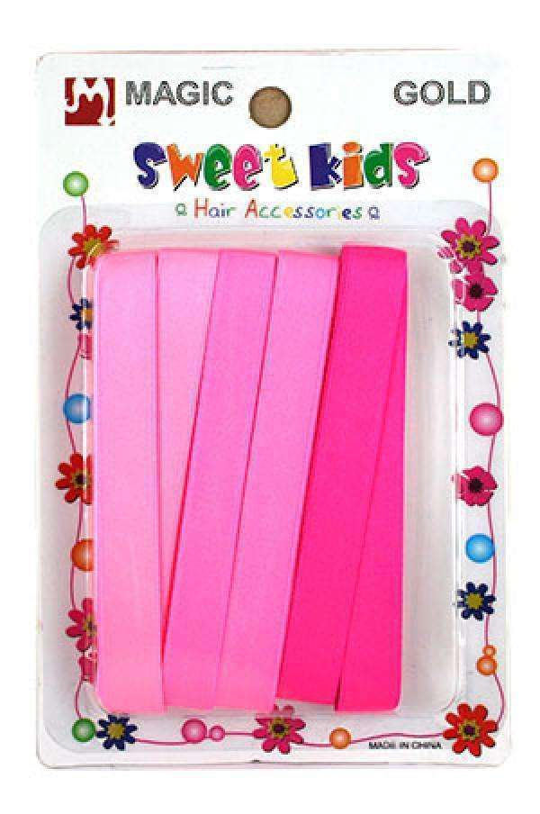 Magic Gold Hair Ribbons -#5063PKM Pink Mix - Beautiful Black Hair