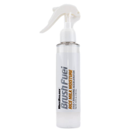 WaveBuilder Brush Fuel Rice Milk Moisture Daily Brushing Accelerator - Beautiful Black Hair