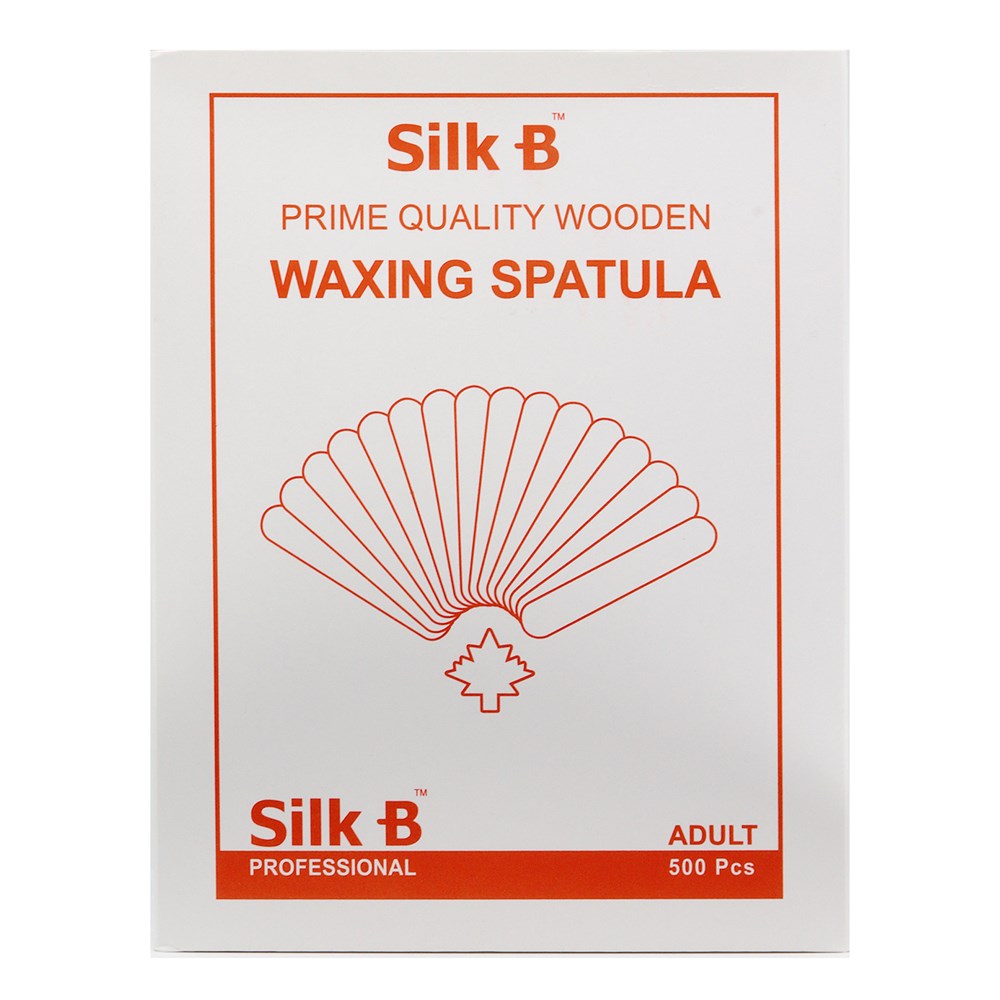 Silk B Professional Prime Quality Wooden Waxing Spatulas 500pk Large