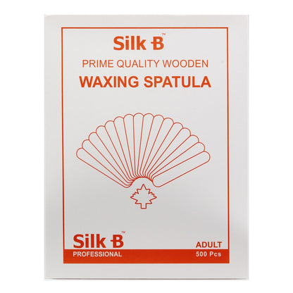 Silk B Professional Prime Quality Wooden Waxing Spatulas 500pk Large