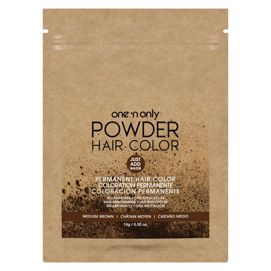One 'n Only Powder Permanent Hair Color Packet - Medium Brown