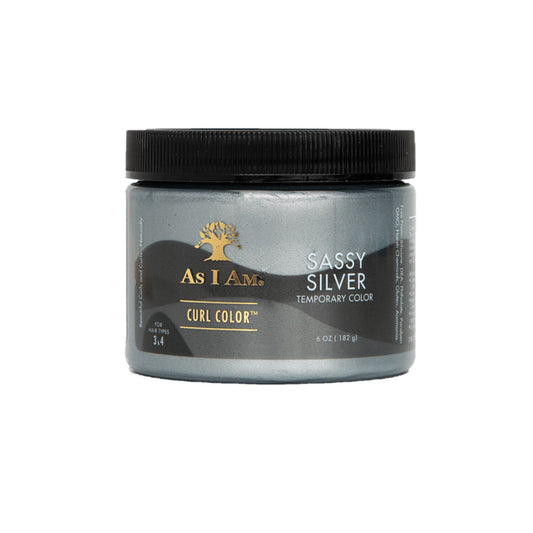 As I Am Curl Color Temporary Hair Color - Sassy Silver