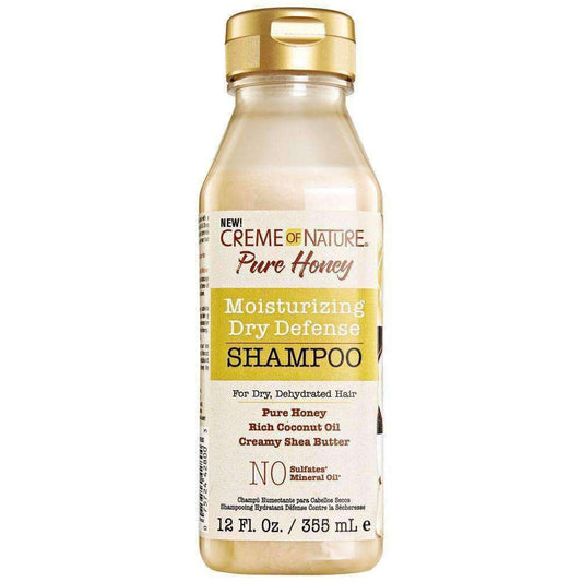 Creme Of Nature Pure Honey Moisturizing Dry Defense Shampoo - Beautiful Black Hair