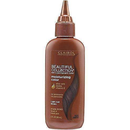 Beautiful Collection Semi-Permanent Haircolor 8D Light Ash Brown - Beautiful Black Hair