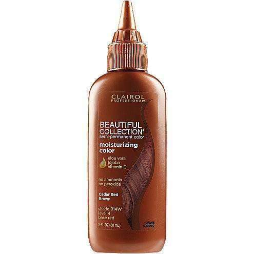Beautiful Collection Semi-Permanent Haircolor 14W Cedar Red Brown - Beautiful Black Hair