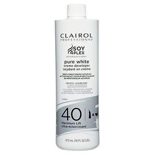 Clairol Professional Pure White Cream Developer Volume 40 - Beautiful Black Hair