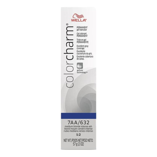 Wella Color Charm Gel Permanent Hair Color - 7AA/632 Medium Ash Blonde