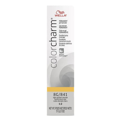 Wella Color Charm Gel Permanent Hair Color - 8G/841 Light Golden Blonde