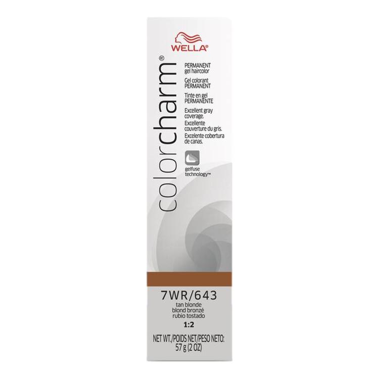 Wella Color Charm Gel Permanent Hair Color - 7WR/643 Tan Blonde
