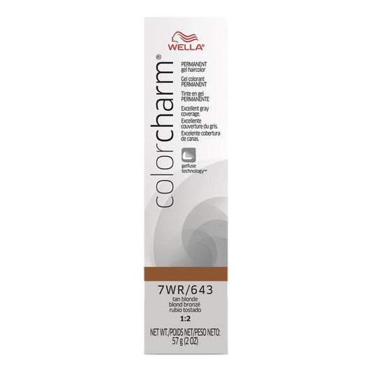 Wella Color Charm Gel Permanent Hair Color - 7WR/643 Tan Blonde