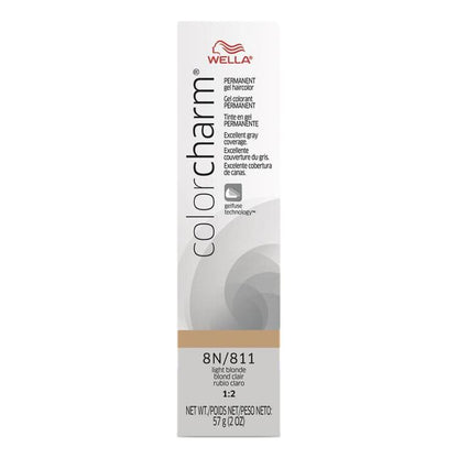 Wella Color Charm Gel Permanent Hair Color - 8N/811 Light Blonde