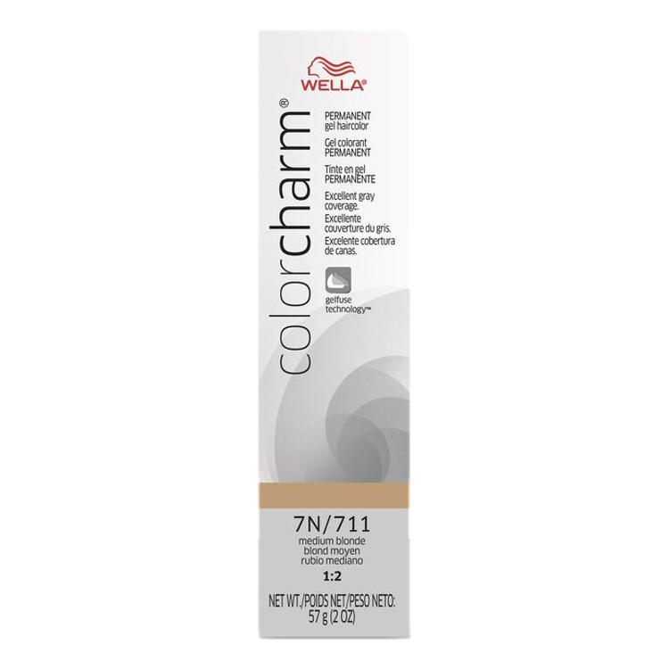Wella Color Charm Gel Permanent Hair Color - 7NG Medium Beige Blonde